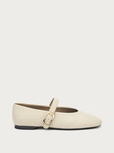 Leather ballet flats - Cream | FRAU