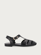 Leather fisherman sandals - Black | FRAU