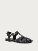 Leather fisherman sandals - Black | FRAU