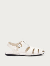 Fisherman-Sandalen aus Leder - Off White | FRAU
