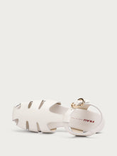 Fisherman-Sandalen aus Leder - Off White | FRAU