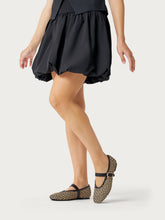 Ballerina in raffia bicolor - PAGLIAnero | FRAU