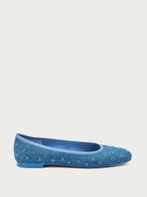 Ballerinas aus Denim mit Nieten - COTTONvela | FRAU
