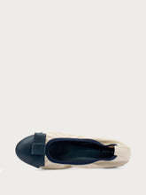 Ballerina morbida con fiocco - BLUNAVYcrema | FRAU