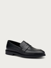 Elegant leather loafers - Black | FRAU
