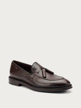 Polished leather loafers with tassels - Mulberry | FRAU