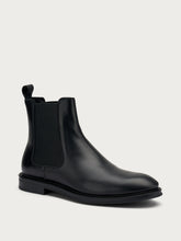 Elegant leather Chelsea boots - Black | FRAU