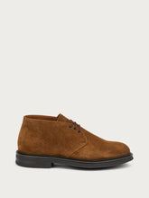 Suede desert boots with antiqued finish - Snuff | FRAU