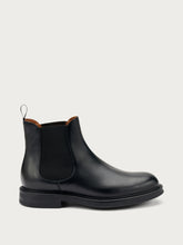 Plain leather Chelsea boots - Black | FRAU
