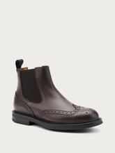 Leather Chelsea boots - Dark Brown | FRAU