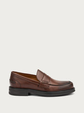 Leather varsity loafers - Walnut | FRAU