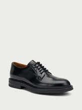 Polished leather lace-ups - Black | FRAU