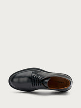 Polished leather lace-ups - Black | FRAU