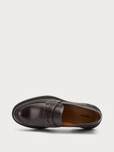 Polished leather varsity loafers - Mulberry | FRAU