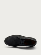 Distressed-effect leather lace-up ankle boots - Black | FRAU