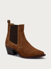 Suede Texan boots - Light tan | FRAU