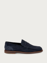 Loafers with leather outsole - Blue | FRAU