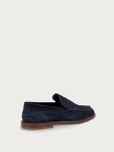 Loafers with leather outsole - Blue | FRAU
