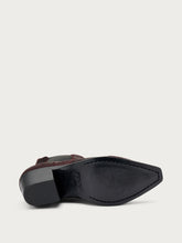 Ponyhair Texan boots - Bordeaux | FRAU