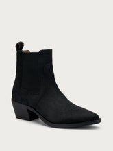 Ponyhair Texan boots - Black | FRAU