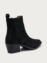 Ponyhair Texan boots - Black | FRAU