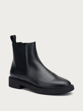 Colour-block leather Chelsea boots - Black | FRAU