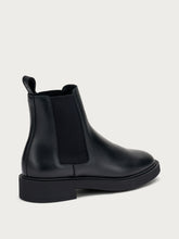 Colour-block leather Chelsea boots - Black | FRAU