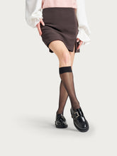 Semi-polished leather lace-ups with buckle - Black | FRAU