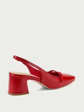 Slingback in vernice con cinturino - Papavero | FRAU