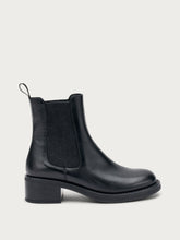 Heeled leather Chelsea boots - Black | FRAU