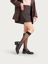 Heeled polished leather loafers - Taupe | FRAU