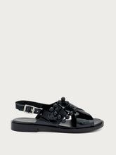 Sandalo in vernice - Nero | FRAU