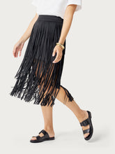 Pantoletten aus Leder mit Schnalle in abgestimmter Farbe - Schwarz | FRAU