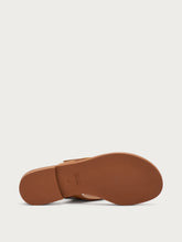 Minimal leather thong sandals - Leather | FRAU