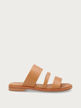 Minimalistische Pantoletten aus Leder - Leder | FRAU