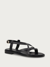 Sandali infradito minimal pelle - Nero | FRAU