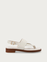 Leather thong sandals - Off White | FRAU
