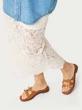 Pantoletten aus Leder mit doppelter Schnalle - Leder | FRAU