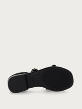 Sandali multi-strap in pelle - Nero | FRAU