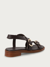 Sandali multi-strap in pelle - T.moro | FRAU