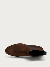 Elegant suede Chelsea boots - Cocoa | FRAU