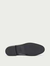 Fringed python-print leather loafers - STONEblack | FRAU