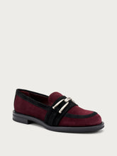 Suede loafers with clasp detail - Ruby | FRAU