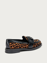 Leo-print fabric loafers - Leo | FRAU