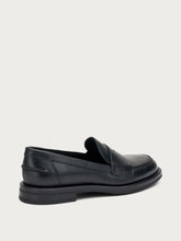 Leather saddle loafers - Black | FRAU
