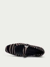 Flocked fabric ballet flats - Zebra | FRAU