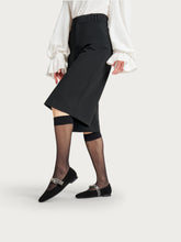 Suede ballet flats with semi-square toe - BLACKrock | FRAU