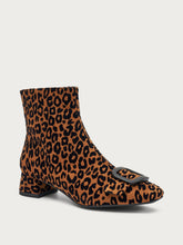 Leo-print heeled ankle boots - Leo | FRAU