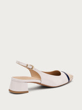 Slingback mit Absatz aus Lackleder - MOONnutDOVE | FRAU