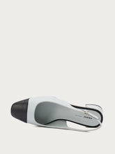 Zweifarbiger Slingback - Schwarzeis | FRAU